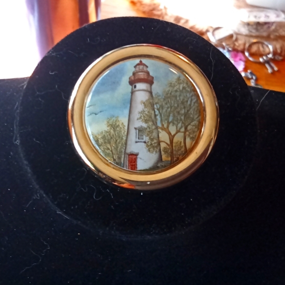 Lighthouse Brooch Pin